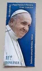 Roemenie-Romania 2019 paus Franciscus  gest, Verzenden, Overige landen, Gestempeld