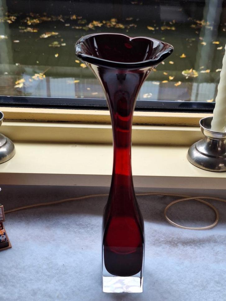 Bo Borgström Aseda Glasbruk Zweeds Design Vaas, Antiek en Kunst, Antiek | Glas en Kristal, Ophalen of Verzenden