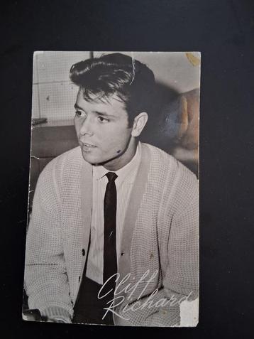 Cliff Richard vintage fotokaart prentbriefkaart beschikbaar voor biedingen