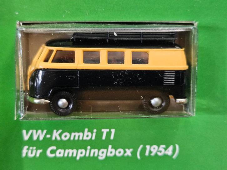 1:87 VW T1 voor campingbox Brekina € 8, Hobby en Vrije tijd, Modelauto's | 1:87, Zo goed als nieuw, Auto, Brekina, Verzenden