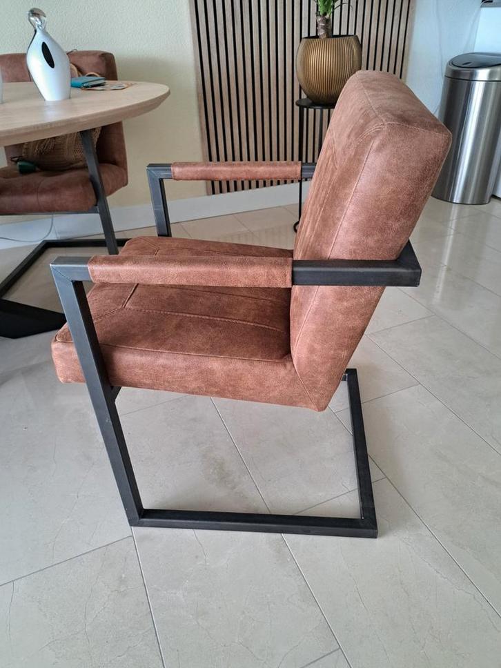 InHouse: 6 Contiro fauteuils met metalen frame, Huis en Inrichting, Fauteuils, Nieuw, 50 tot 75 cm, 75 tot 100 cm, Ophalen