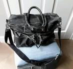 Te koop: Mooie Cowboy tas, geruwd soepel leer, kleur; grijs!, 40 tot 50 cm, Gebruikt, Ophalen of Verzenden, Bruin