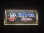 Erdinger wit bier licht reclamebord, Verzamelen, Biermerken, Ophalen of Verzenden, Reclamebord, Plaat of Schild, Overige merken