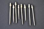 Vintage Stokjes Prikkers Been Bot 9 cm, Antiek en Kunst, Ophalen of Verzenden