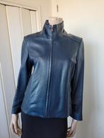 Aigner leren jas donkerblauw maat 38, Maat 38/40 (M), Blauw, Aigner, Ophalen of Verzenden
