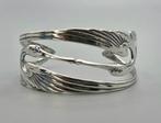 Zilveren Art Nouveau armband dubbele kraanvogel. 2025/705., ., Nieuw, Ophalen of Verzenden, .