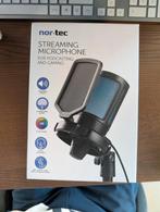 Nortec streaming microphone voor podcasts en gaming, Ophalen of Verzenden, Nieuw, Studiomicrofoon