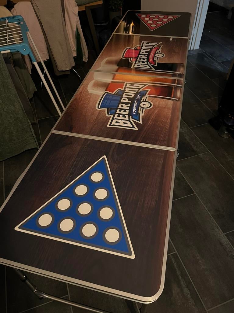 Bierpong tafel (uitklapbaar), Ophalen, Gebruikt