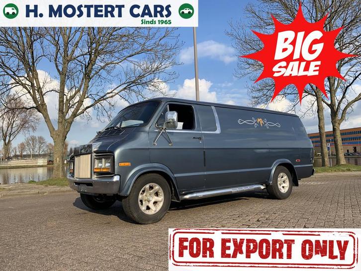 Dodge RAM VAN CHEVROLET V8 * CAMPER * UNIEKE OLDTIMER * BIJZ, Caravans en Kamperen, Campers, Bedrijf, Overige merken, Benzine