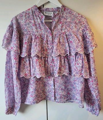 Berenice blouse maat 36 liberty patroon topstaat beschikbaar voor biedingen