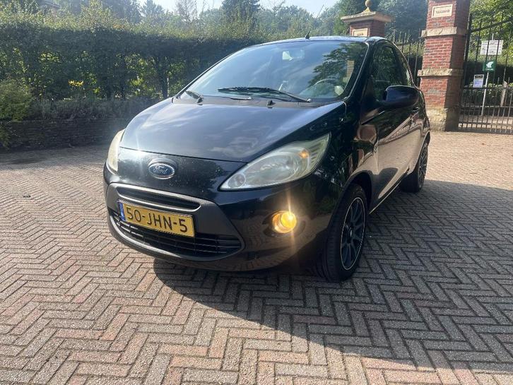 Ford Ka 1.2 51KW 2009 Zwart, Auto's, Ford, Bedrijf, Ka, ABS, Airbags, Airconditioning, Boordcomputer, Centrale vergrendeling, Elektrische buitenspiegels