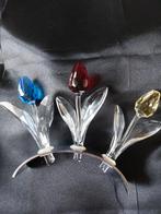 3 tulpen met standaard, Ophalen of Verzenden, Figuurtje