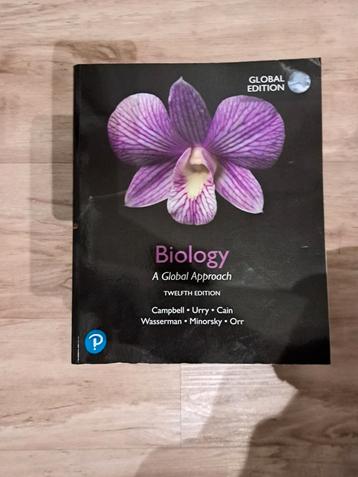 Biology A global approach, twelfth ed. ISBN 9781292341637