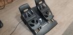 Thrustmaster T.16000M met throttle, rudder, en bureausteun, Computers en Software, Joysticks, Ophalen of Verzenden, Zo goed als nieuw