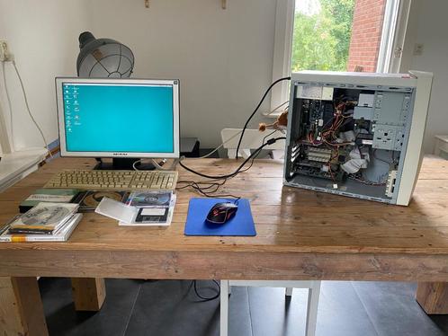 Windows 98 se Pentium 2 400mhz mmx compleet, Computers en Software, Vintage Computers, Ophalen