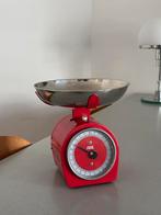 Rode Keukenweegschaal design vintage, Witgoed en Apparatuur, Weegschalen, Ophalen, Gebruikt, Keukenweegschaal, Minder dan 10 kg
