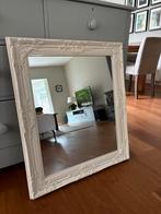 Witte Brocante Spiegel 64/74 cm, Ophalen, Zo goed als nieuw, Minder dan 100 cm, Rechthoekig