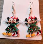 Mickey en minnie kerstoorbellen, Ophalen of Verzenden, Nieuw, Overige kleuren, Oorbellen