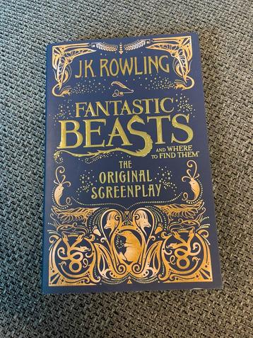 Fantastic beasts and where to find them original screenplay beschikbaar voor biedingen