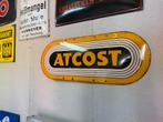 Vintage Atcost Emaille Reclamebord, Antiek en Kunst, Ophalen of Verzenden