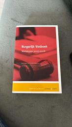Burgelijk wetboek 2007-2008, Ophalen of Verzenden, Nieuw