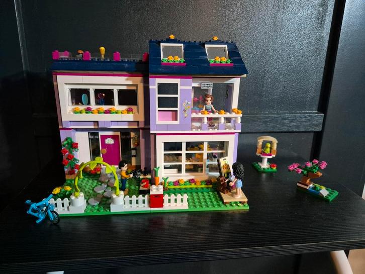 Lego Friends Emma's Huis 41095 - Compleet!, Kinderen en Baby's, Speelgoed | Duplo en Lego, Zo goed als nieuw, Lego, Complete set