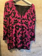 GERRY WEBER FLORAL ROZE TOP, MAAT; L/XL, Maat 42/44 (L), Ophalen of Verzenden, Zo goed als nieuw, Lange mouw