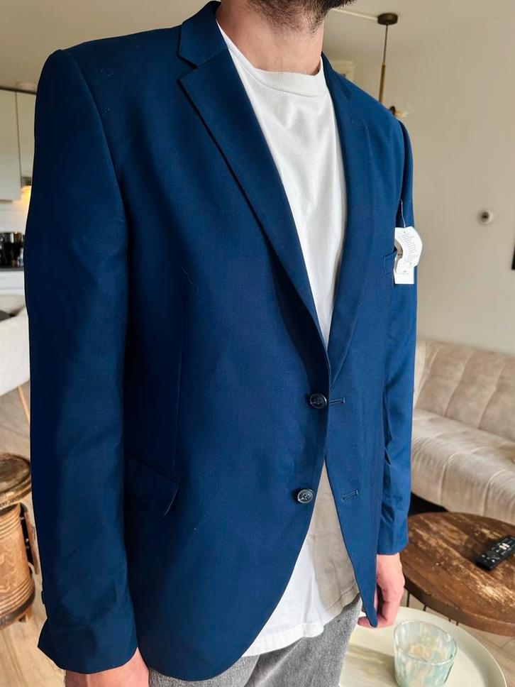 C&A colbert jasje NIEUW, Kleding | Heren, Kostuums en Colberts, Nieuw, Maat 56/58 (XL), Blauw, Verzenden