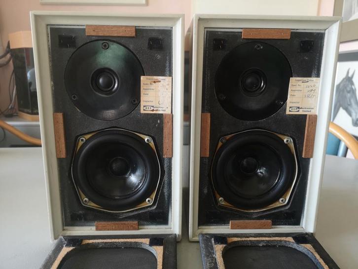 KEF Cresta MkII 1970-1972, Audio, Tv en Foto, Luidsprekers, Gebruikt, Front, Rear of Stereo speakers, 60 tot 120 watt, Overige merken