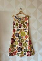 Heartbreaker Dress jurk bloem beige XL/42 zgan, Blauw, Maat 42/44 (L), Ophalen of Verzenden, Zo goed als nieuw