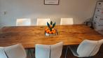 Grote eettafel 240x100, evt ook stoelen, Huis en Inrichting, Tafels | Eettafels, Ophalen, Gebruikt, 200 cm of meer, 50 tot 100 cm