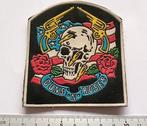 Guns N' Roses zeer zeldzame vintage 80's rubber patch rp5, Verzenden, Nieuw, Kleding