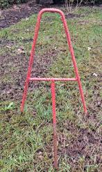 Vintage stalen Sport letters. A t/m F ca. 60 cm hoog!, Ophalen of Verzenden
