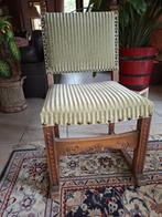 Eetkamer stoel 1 groene, 4 chesterfield, Antiek en Kunst, Antiek | Meubels | Stoelen en Banken, Ophalen