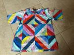 Marimekko X Uniqlo Dames Multi Geometrisch Print T-shirt Top, Ophalen of Verzenden, Zo goed als nieuw, Maat 34 (XS) of kleiner