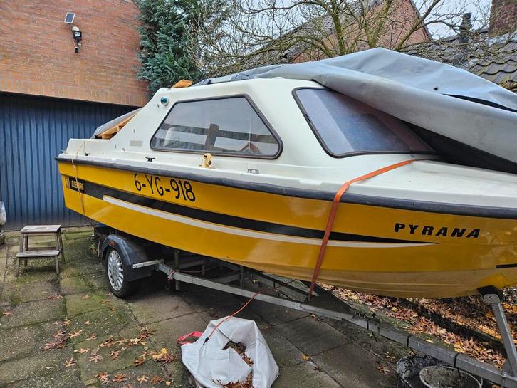 Kajuitboot oldenburg 520 incl trailer, Watersport en Boten, Motorboten en Motorjachten, Gebruikt, Polyester, Tot 6 meter, Benzine