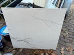 Tegel met marmerlook restanten, Ophalen, 60 cm of meer, Nieuw, Minder dan 5 m²
