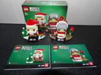 Als nieuw Lego Brickheadz 40274 Kerstman en kerstvrouw nr 33, Ophalen of Verzenden, Zo goed als nieuw, Complete set, Lego