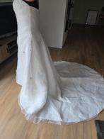 Trouwjurk, maat 38, Kleding | Dames, Trouwjurk, Wit, Ophalen of Verzenden, Onbekend