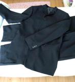 Zwart herenpak BERTO LUCCI - Zo goed als nieuw!, Ophalen of Verzenden, Zo goed als nieuw, Maat 52/54 (L), Zwart