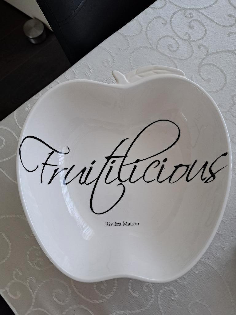 Riviera Maison - Fruitilicous Bowl * nieuw *, Ophalen, Nieuw, Rond, Glas