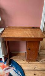 Vintage Schoolburo / Lessenaar met Opbergruimte, Antiek en Kunst, Ophalen