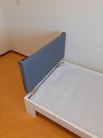 Hoofdbord 90cm Stof Grijs Bed/Wandmontage, Grijs, 90 cm, Stof, Eenpersoons