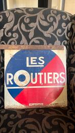 Oud metalen bord Les Routiers Frankrijk, Ophalen of Verzenden