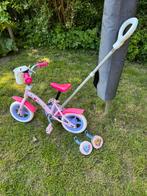 Paw patrol fiets roze met mandje en zijwieltjes, Ophalen, Gebruikt