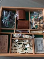 Houten Spelset - Backgammon, Schaken, Dammen, Hobby en Vrije tijd, Gezelschapsspellen | Bordspellen, Een of twee spelers, Ophalen of Verzenden