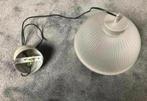 Grijze hanglamp mat glas, Ophalen of Verzenden, Zo goed als nieuw, Glas, 75 cm of meer