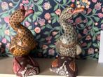 Houten Vogel Beelden - Set van 2, Antiek en Kunst, Kunst | Beelden en Houtsnijwerken, Ophalen