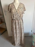 Zomerjurk met print maat S, Ophalen of Verzenden, Maat 36 (S), Beige, Onder de knie