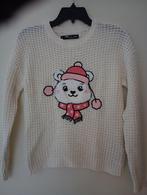 Leuke kersttrui met ijsbeer - Maat XXS, Wit, Ophalen of Verzenden, Zo goed als nieuw, Maat 34 (XS) of kleiner